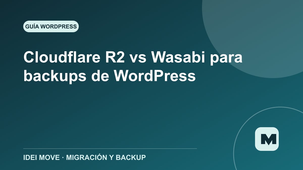 Imagen de la gu&iacute;a Cloudflare R2 vs Wasabi para backups de WordPress