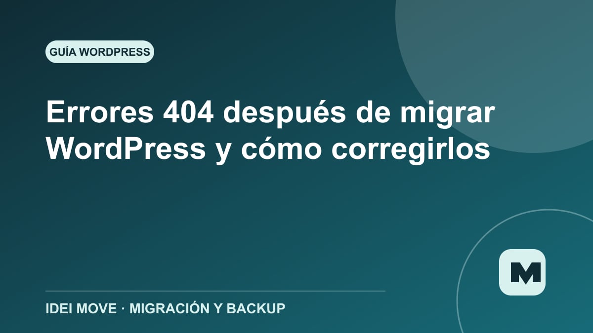 Imagen de la gu&iacute;a Errores 404 despu&eacute;s de migrar WordPress y c&oacute;mo corregirlos