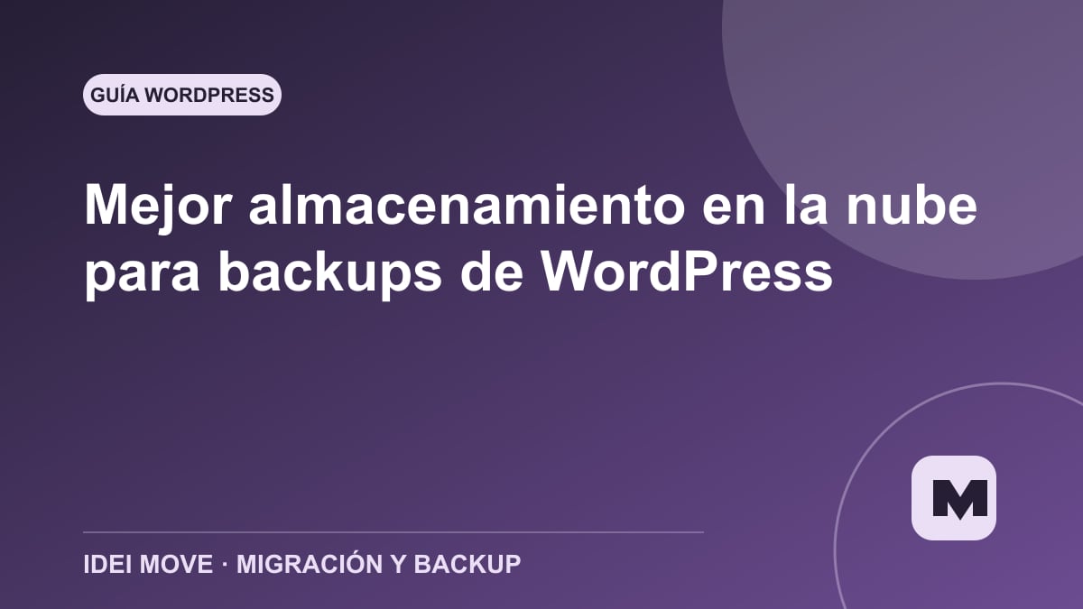 Imagen de la gu&iacute;a Mejor almacenamiento en la nube para backups de WordPress
