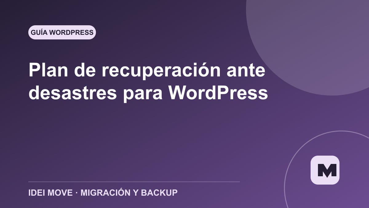 Imagen de la gu&iacute;a Plan de recuperaci&oacute;n ante desastres para WordPress